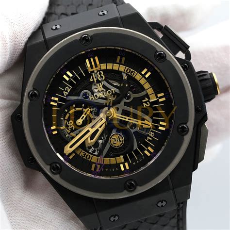 hublot king power black mamba